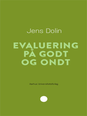 cover image of Evaluering på godt og ondt